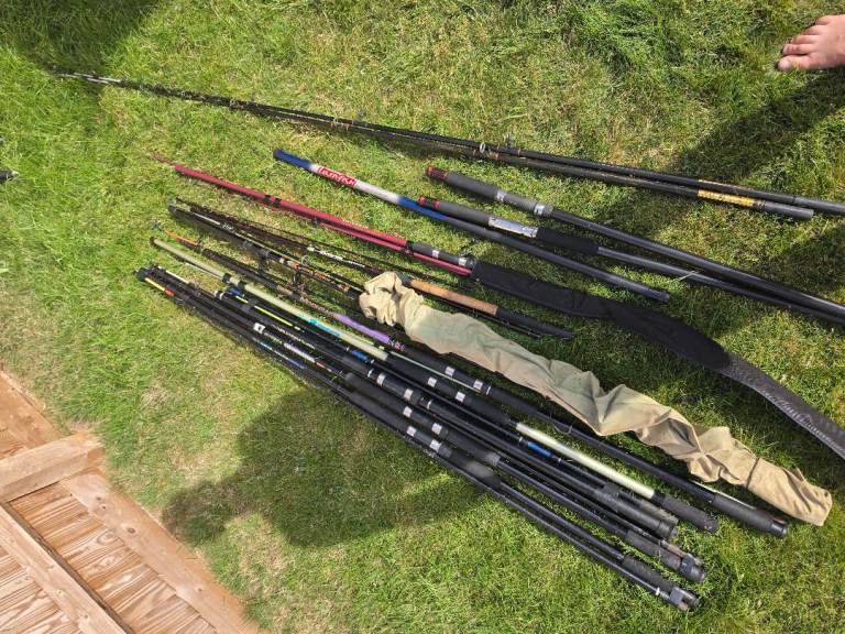 Massive Fishing Rod Joblot - Sea, Beachcaster & Match Rods (Daiwa, Abu Garcia