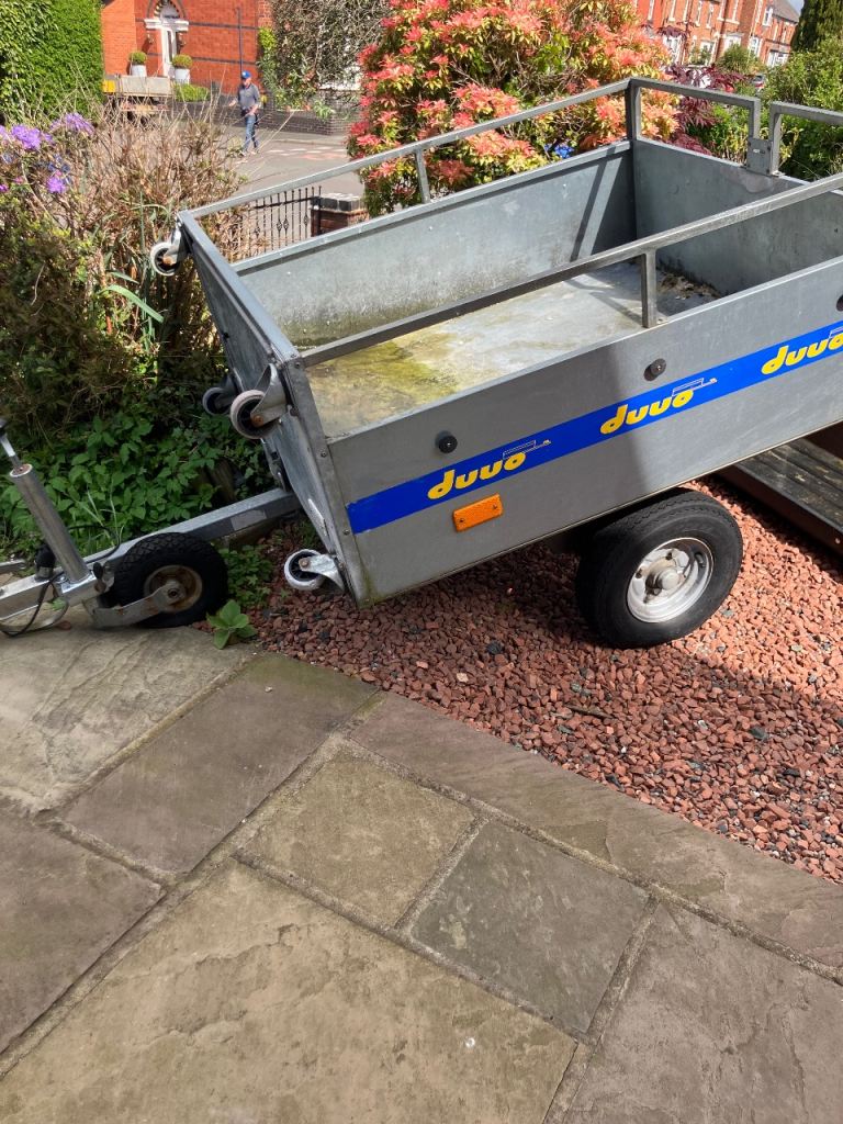Small galvanised trailer  