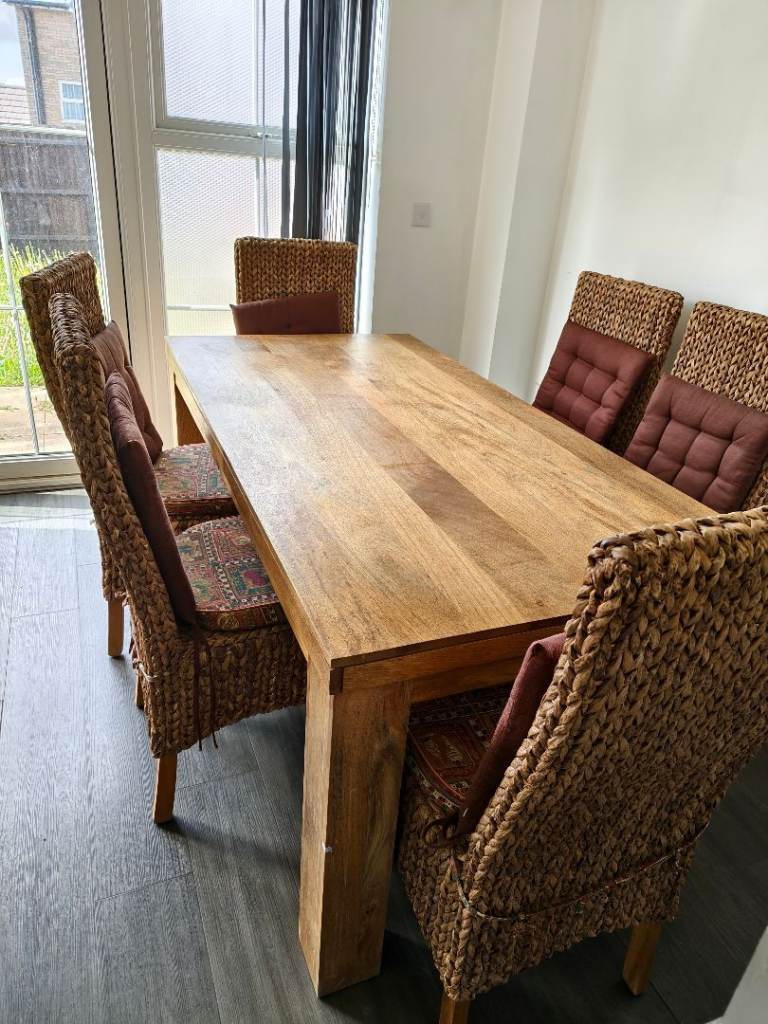 Oak Dining Table 6 seater