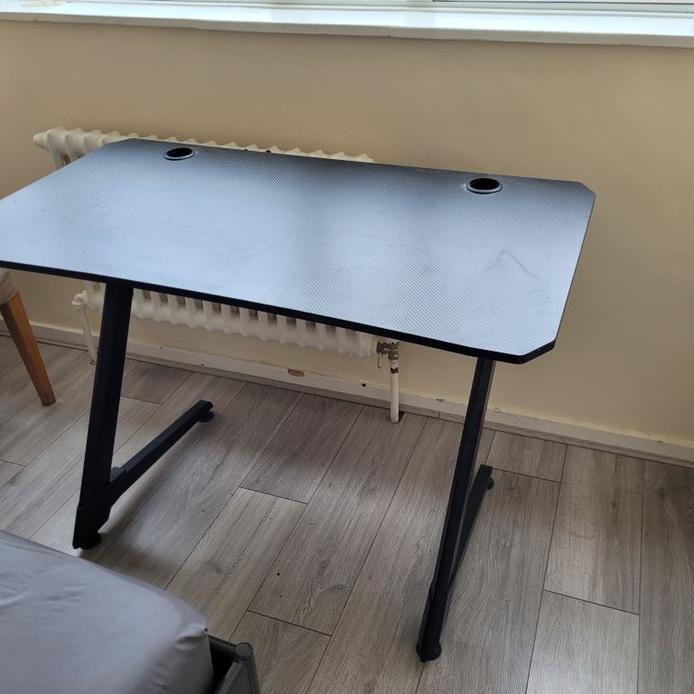 Small black modern work desk