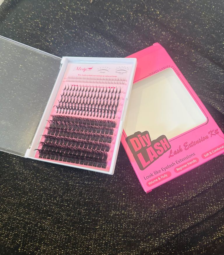 DIY Lash Extension Kit – Mixed Cluster Lashes – New