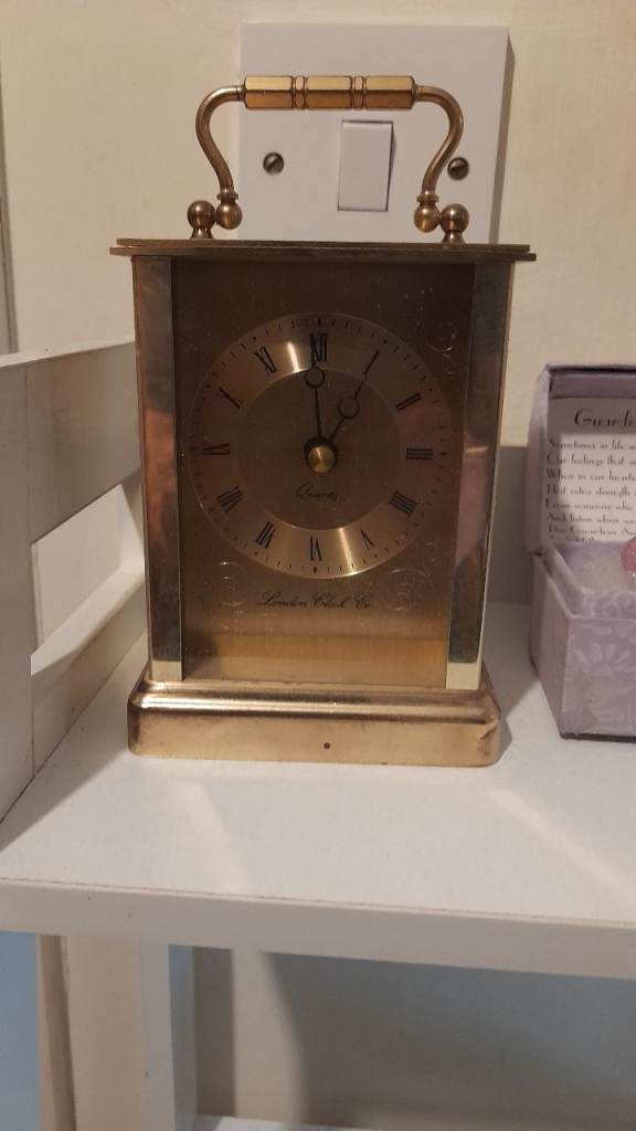Brass carriage clock