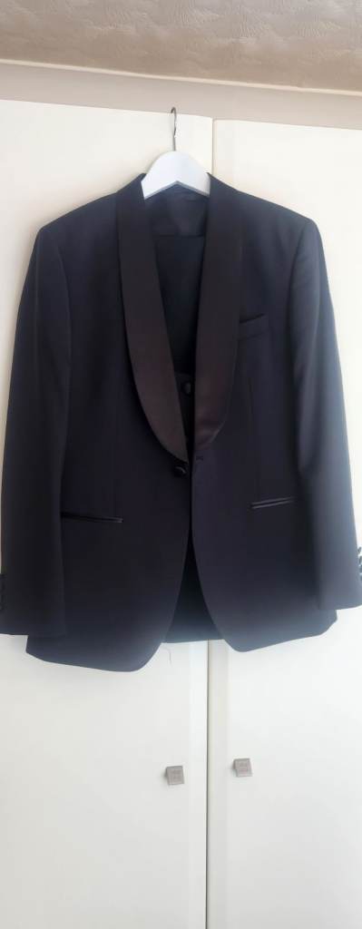 Black Tuxedo Suit - Size 38, As Good As New
