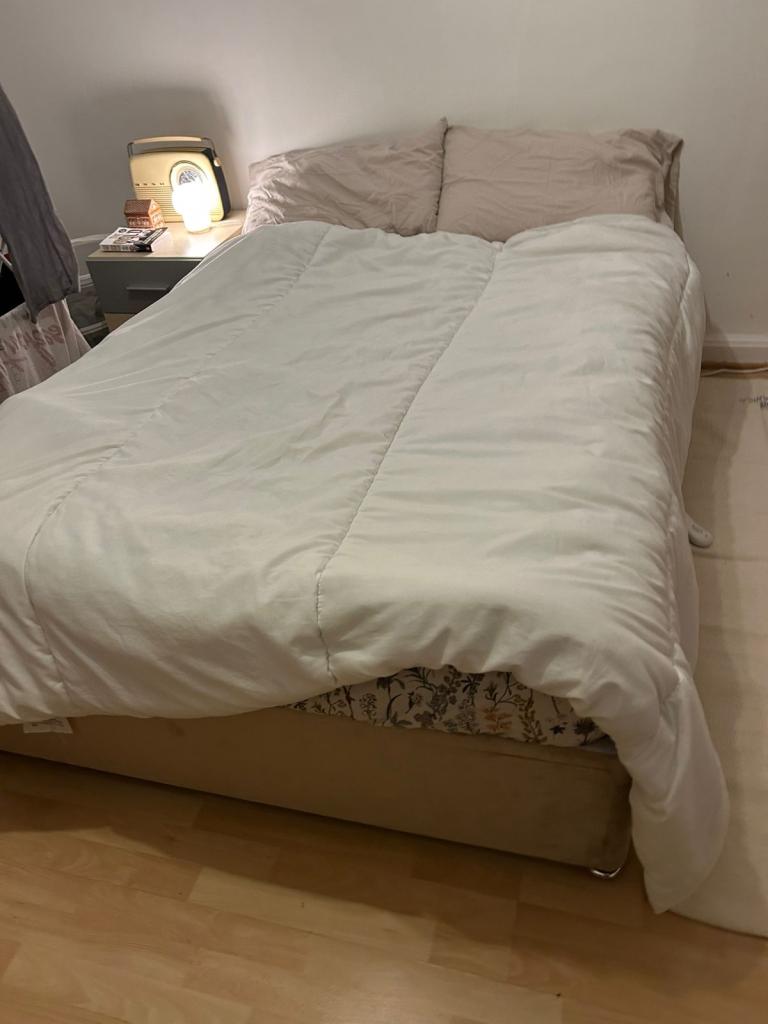 Light weight- Easy to assemble- Double Bed frame with Storage! 