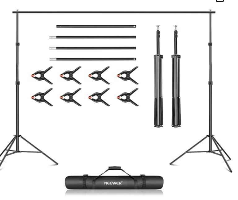 Neewer Film Backdrop kit + 3x solid backdrops