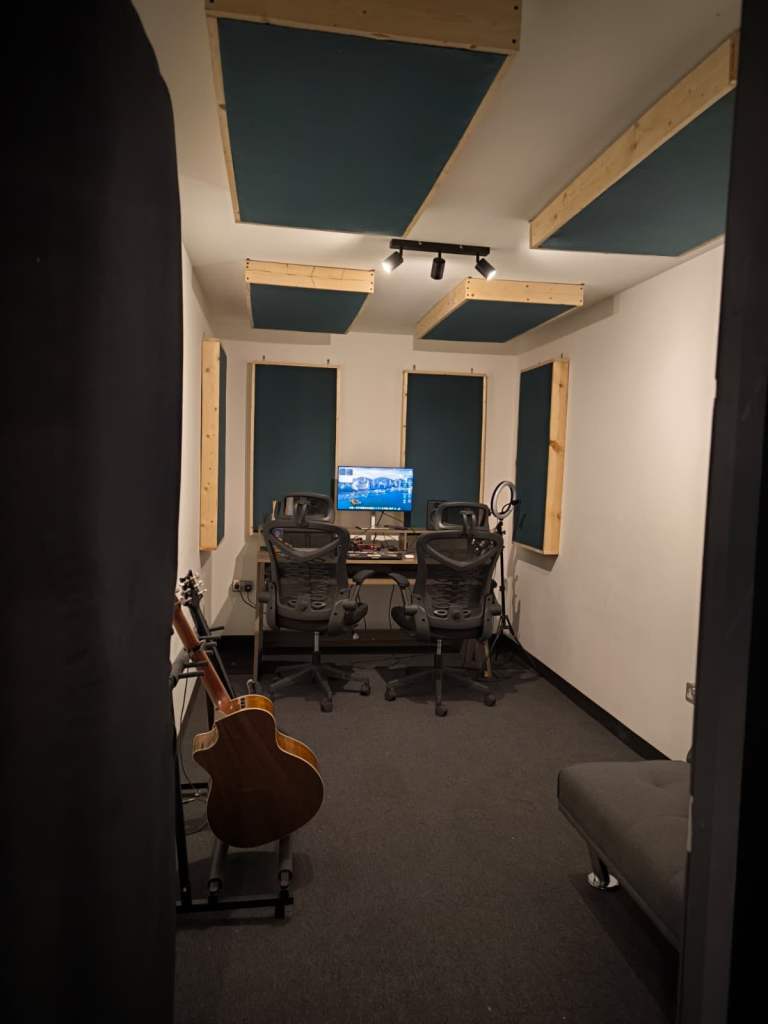 Music Studio in Bermondsey with Acoustic Panels