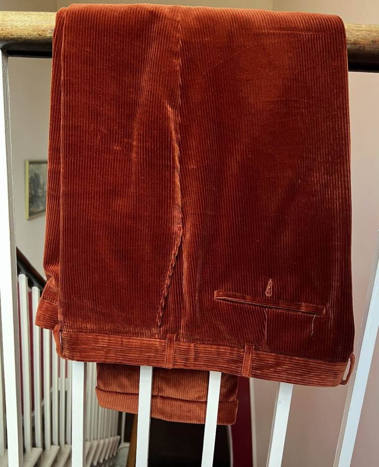 2 x House of Bruar Men's Trousers. Waist 44. 1 x heavyweight cord. 1 x Shetland Tweed
