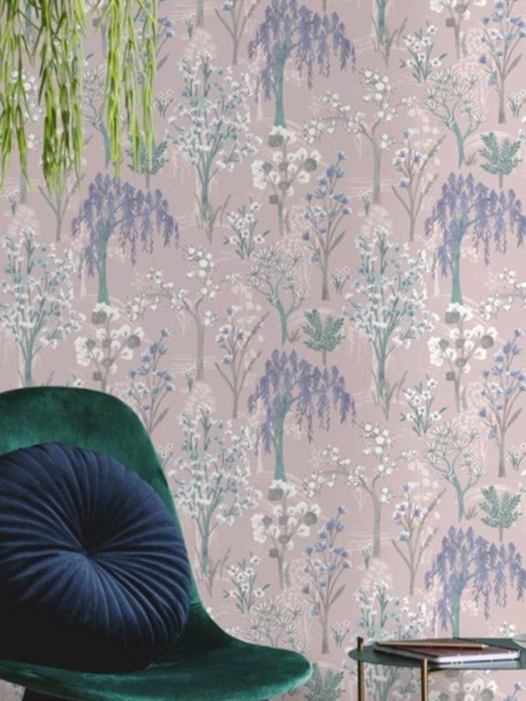 Holden Oriental chinoiserie wallpaper X 3 rolls