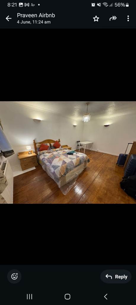 A very spacious room in a shared flat on main road in Harrow Weald.