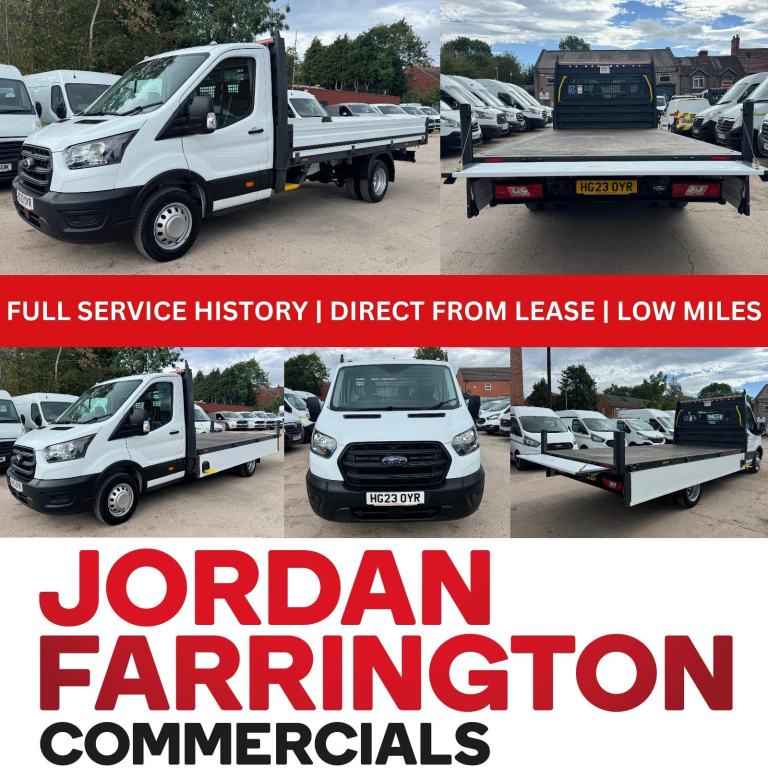 2023 FORD TRANSIT 2.0 350 L4 ALLOY DROPSIDE WITH A ONE STOP FORD BODY LOW MILES 