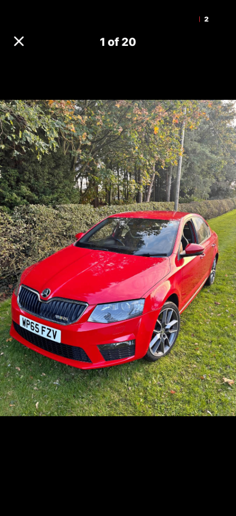 Skoda octiva vrs 2.0tdi mk3 