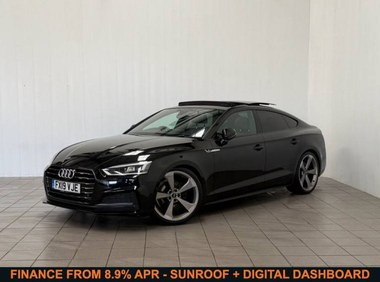 2019 Audi A5 2.0 TFSI 35 Black Edition Sportback 5dr Petrol S Tronic Euro 6 (s/s) (150 p Hatchbac...