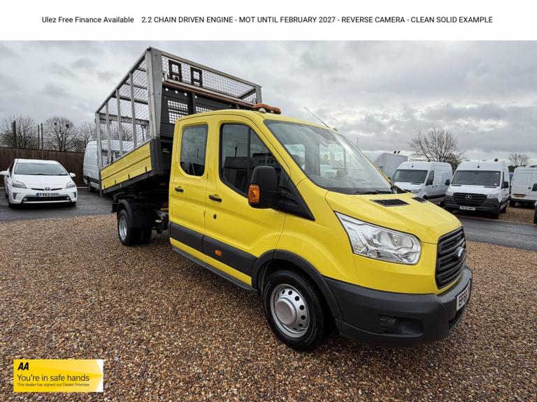 2016 Ford Transit 2.2 TDCi 350 Chassis Double Cab 4dr Diesel Manual RWD L3 H1 Euro 5 (DRW) (1 Tip...