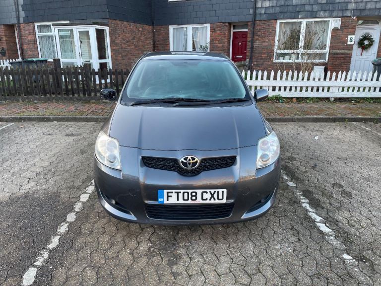 2008 Toyota, Auris, Hatchback, Semi-Auto, 1.6T  5 Door, Grey
