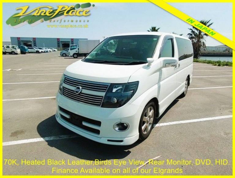 2009 Nissan Elgrand 2.5 Highway Star Black Leather Edition, 8 Seats, Auto, 70K Miles MPV Petrol A...