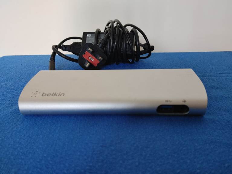 Belkin Thunderbolt 3 Express Dock + Charger. Model F4U095. Seldom used. £30
