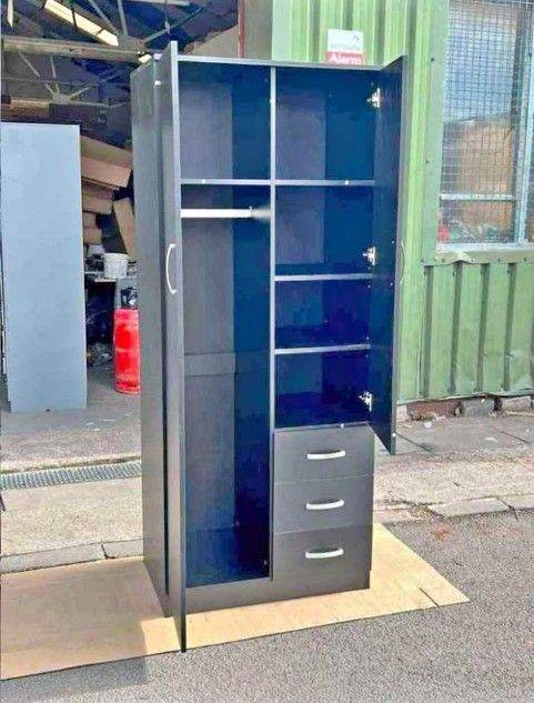Ikea 2 door wardrobe with selves for sale near me COD 