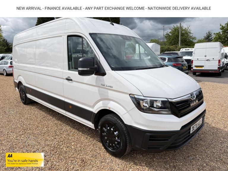 2020 MAN TGE 2.0 3140d Panel Van 5dr Diesel Manual FWD LWB High Roof Euro 6 (s/s) (140 p Panel Va...