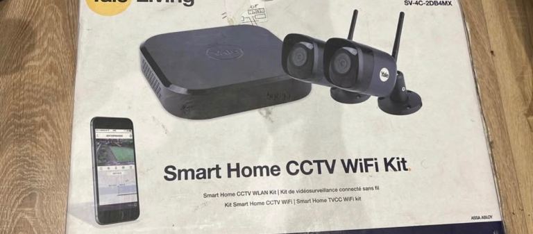 Yale SV-4C-2ABFX Kit-HD1080, 2 Camera, 4 Channel, 1TB Harddrive, Black, Smart Home CCTV