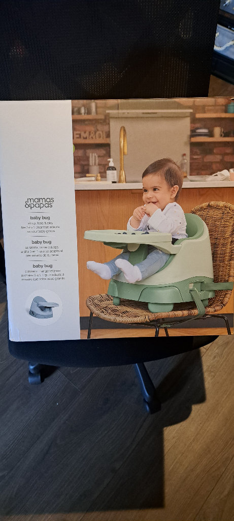 Mamas & Papas baby bug seat high chair