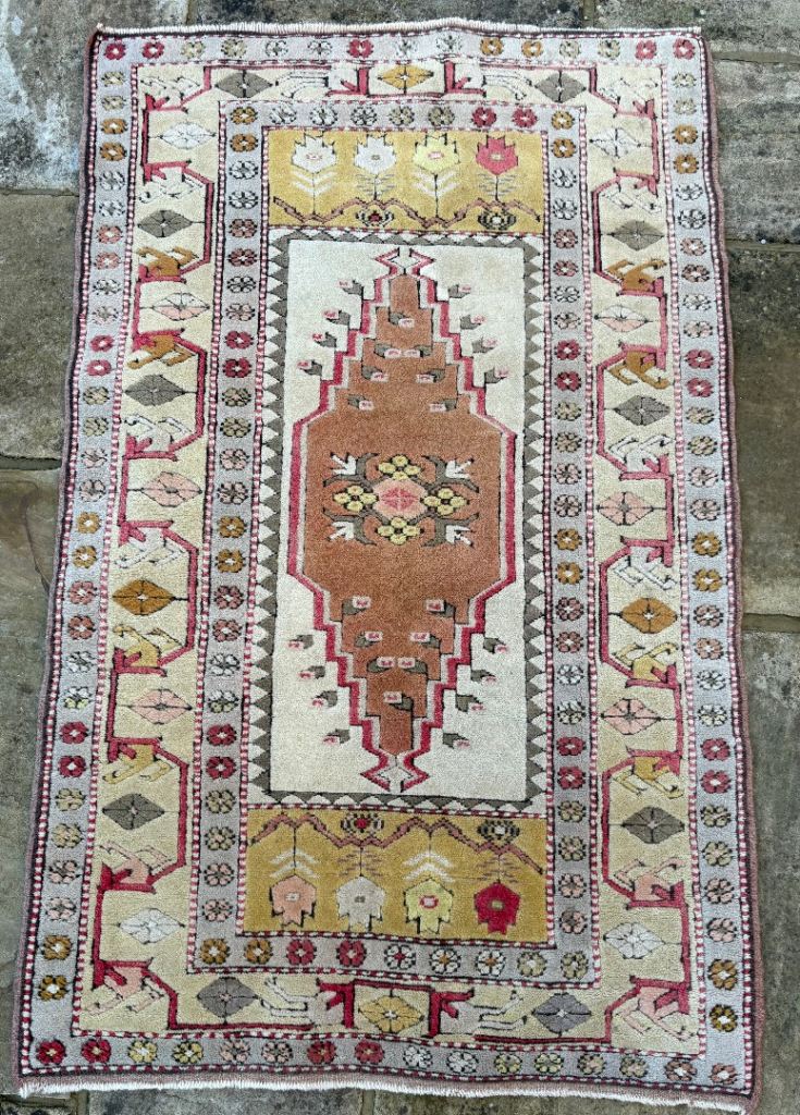 Vintage, Woolen, Turkish rug