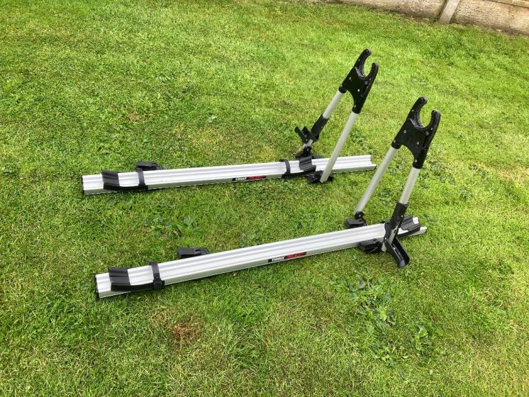 Two Thule bike carriers