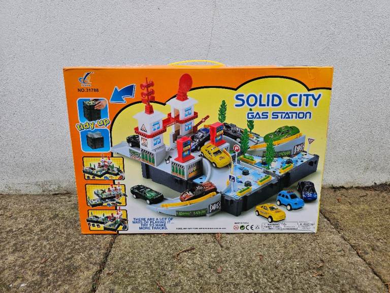 Children's car wash and gas station