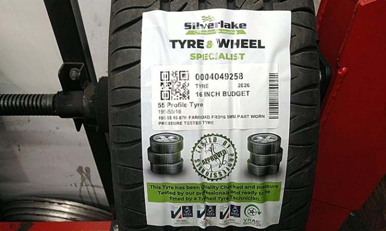 195 55 16 87h Farroad Frd16 5mm Part Worn Pressure Tested Tyre