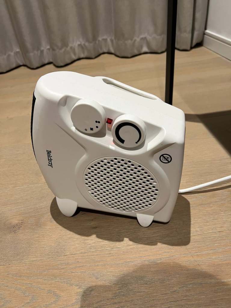 Fine Elements 2000W Fan Heater – New (2 heaters available)