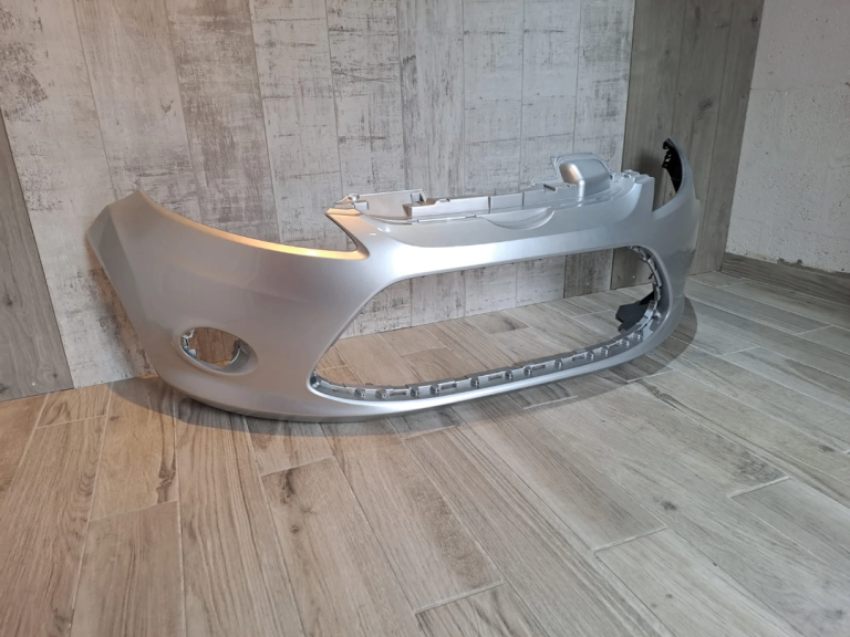 FORD FIESTA 2008 – 2012 FRONT BUMPER WITH FOG LIGHT HOLES MOONDUST SILVER