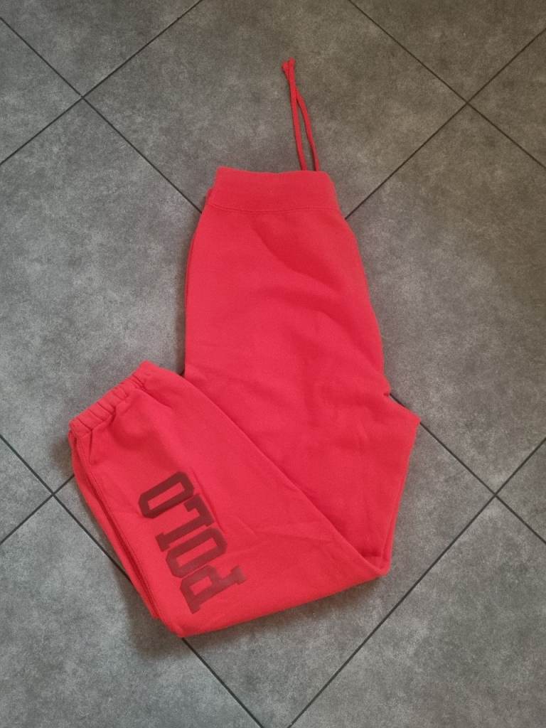 Polo Ralph Lauren The Big Fit Joggers - Red, NEW with Tags