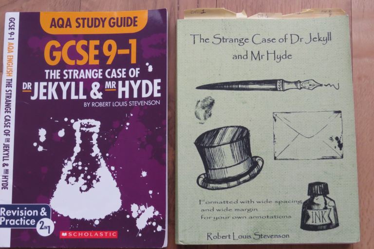 The Strange Case of Dr Jekyll and Mr Hyde AQA Study Guide GCSE 9-1 + Wide Spacing Book