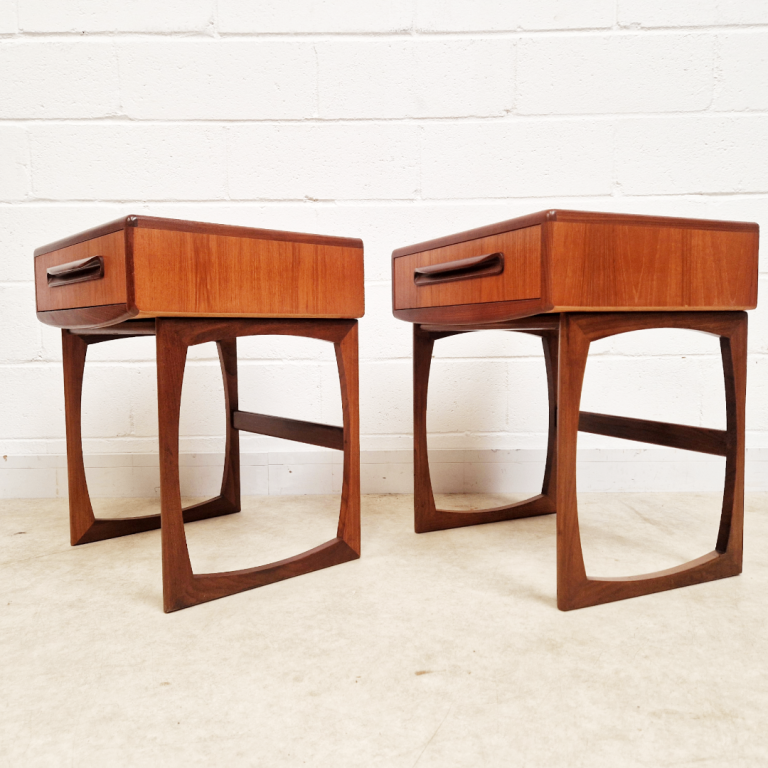 Pair V.B Wilkins for G Plan Vintage Nordic Design Mid Century Teak ...