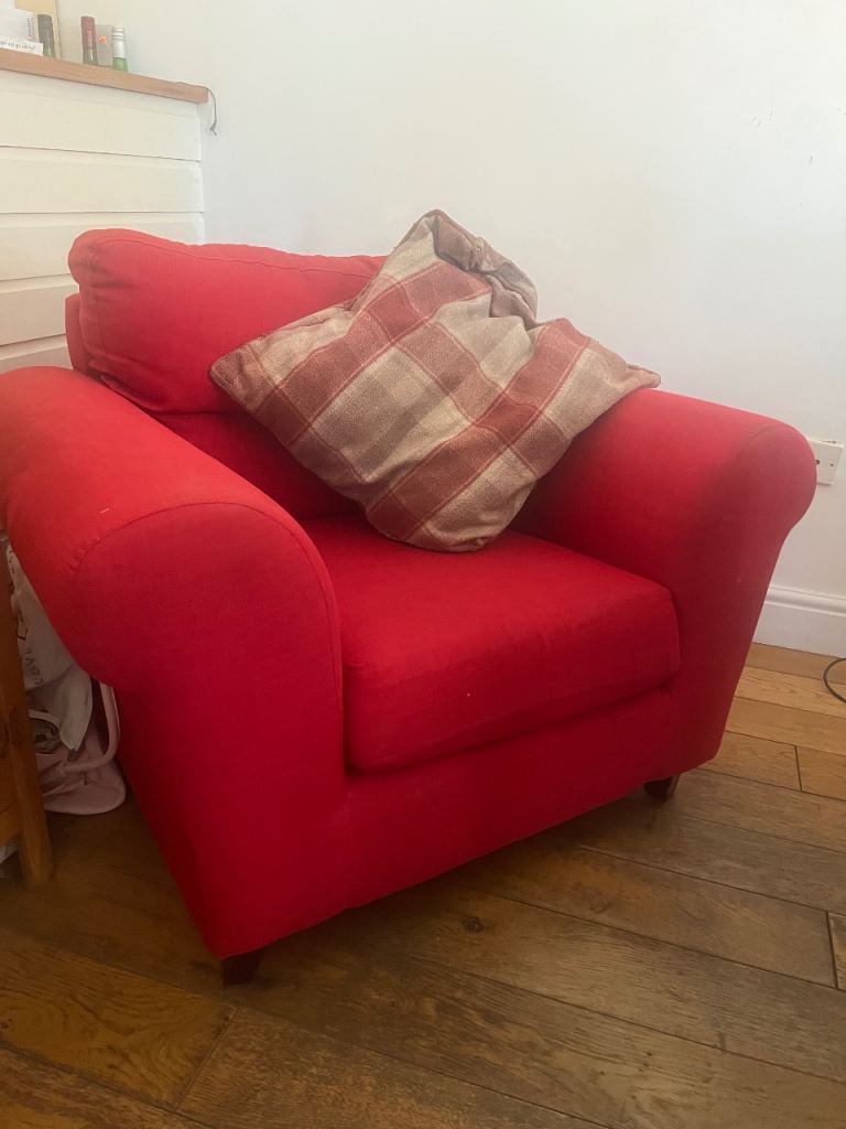 Red armchair 