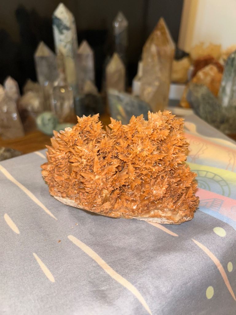 🔥 Red/Golden Flash Calcite Specimen – Collector’s Quality – 561g – £65