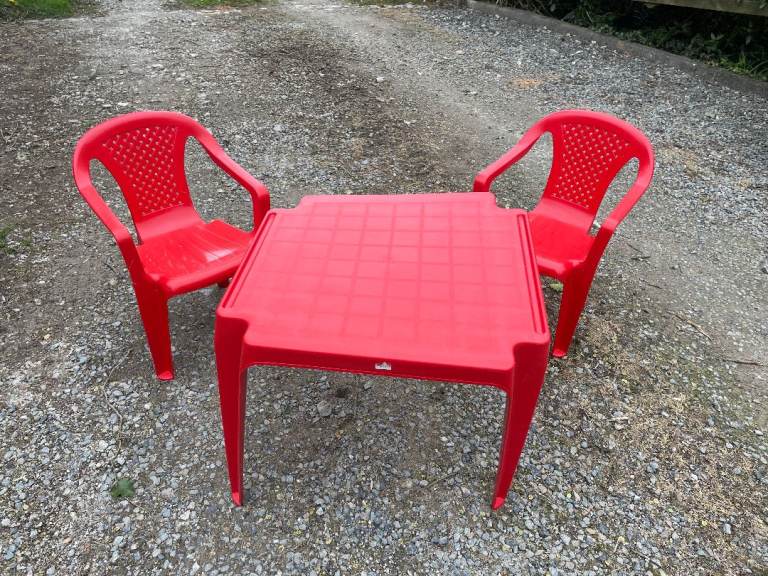 Children's Table and Two Chairs