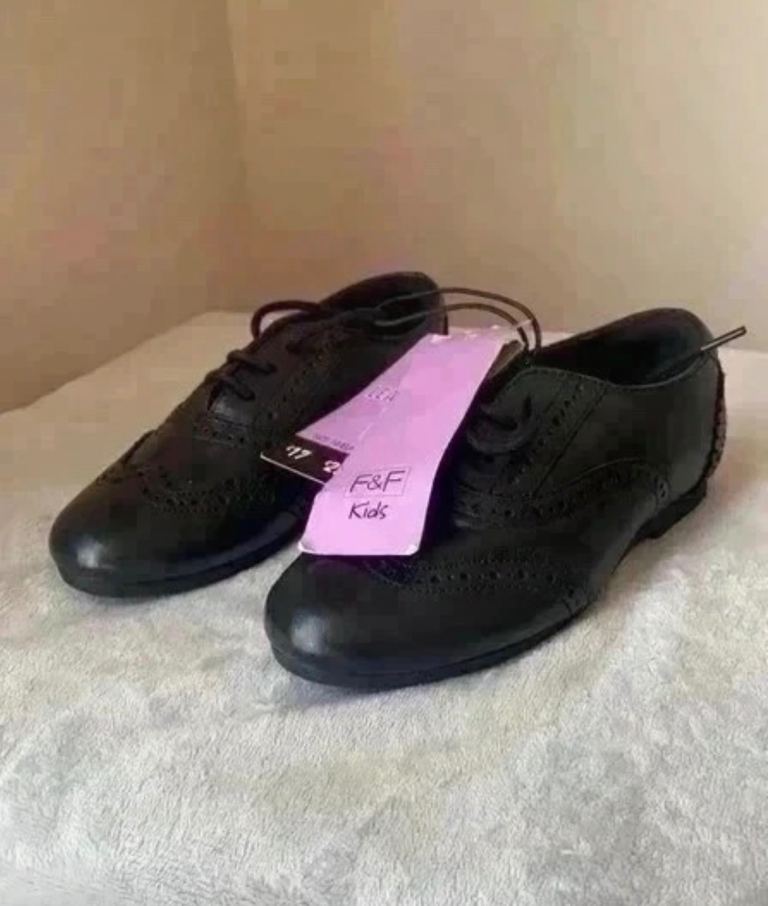 F&F Leather School Shoes Girls Size 10 | Brand New with Tag 10