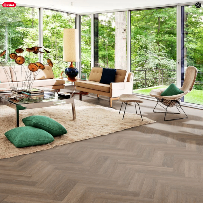  Kahrs Tiveden Herringbone DBW 102 Dry Back Vinyl Flooring