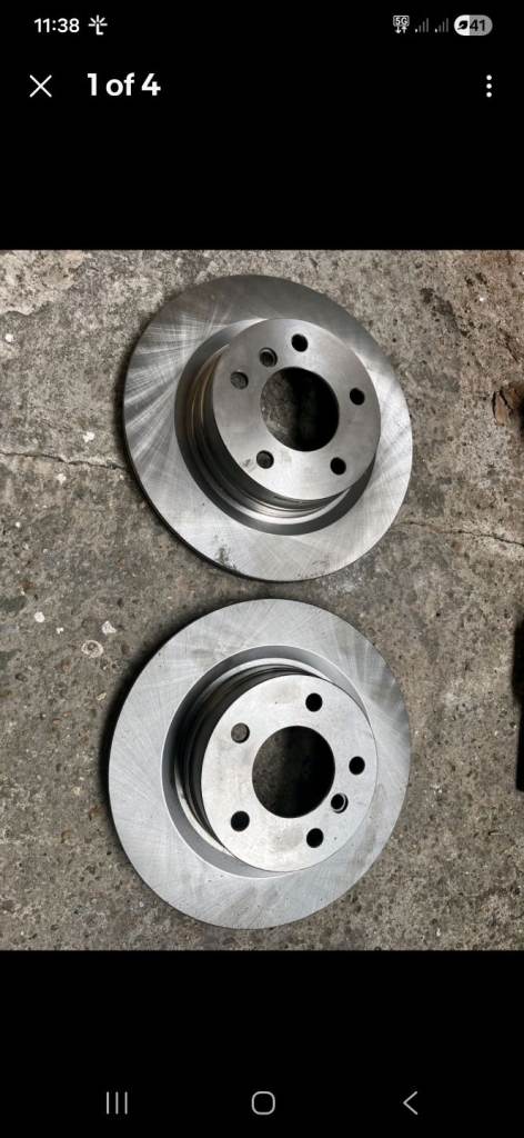 BMW 1,2 ,3,4 series rear brake discs F20,F22,F23 F30,F32,F36
