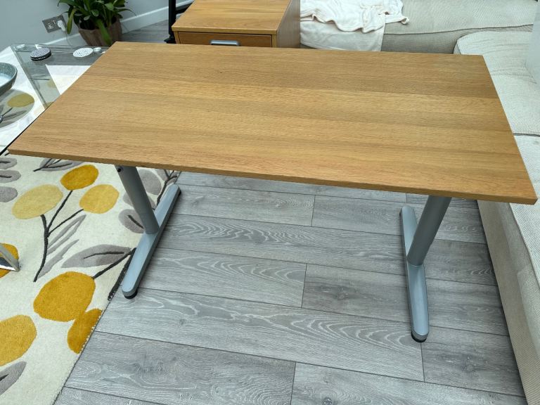 Desk and matching filing cabinet