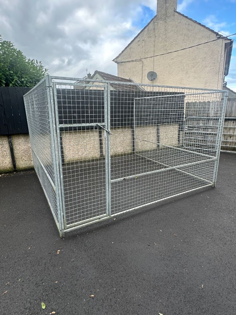 Galvanised Dog Run / Mesh Cage