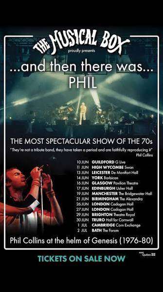 Phil Collins - the musical box tickets 