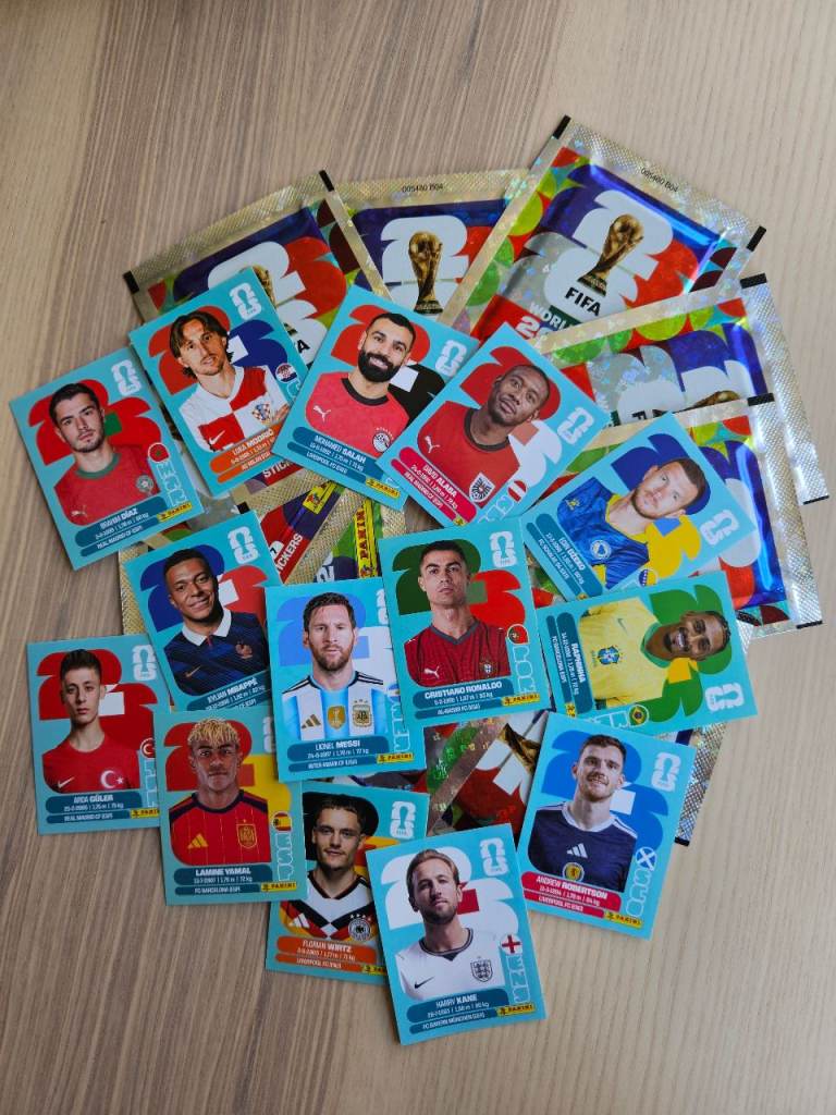 FIFA World Cup 2026 Panini stickers sell 25p/each 
