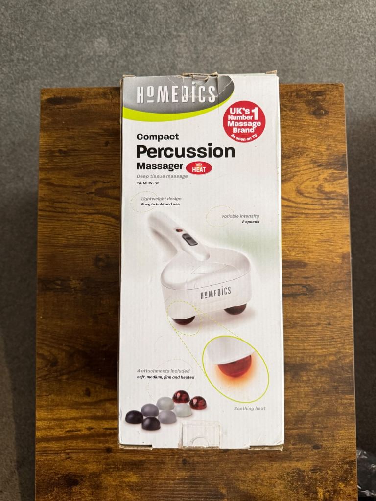 Homedics percussion massager with heat function