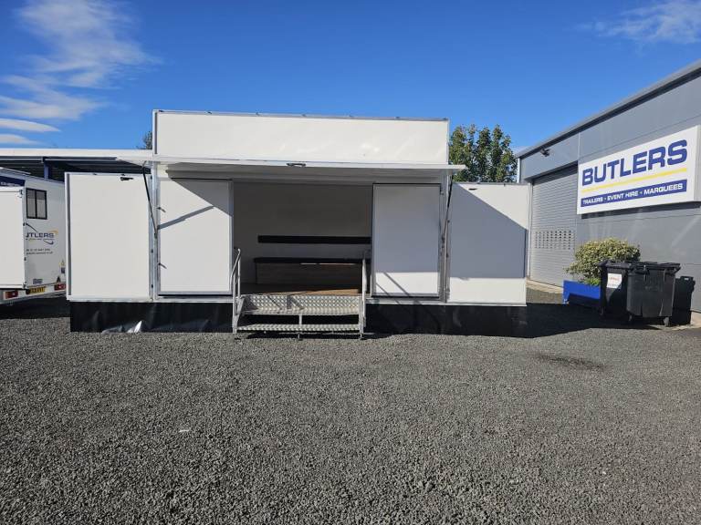 16' Butlers Exhibition Trailer Second Hand