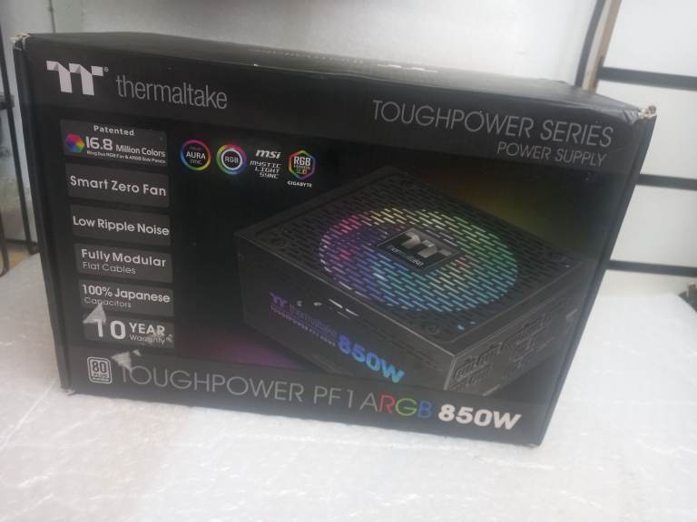 Thermaltake Toughpower PF1 ARGB 850W PSU - New Boxed
