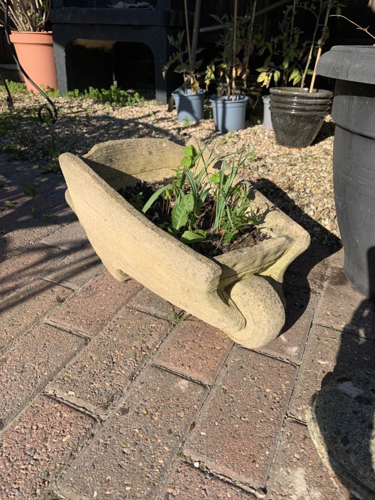 Wheel Barrow Flower Pot