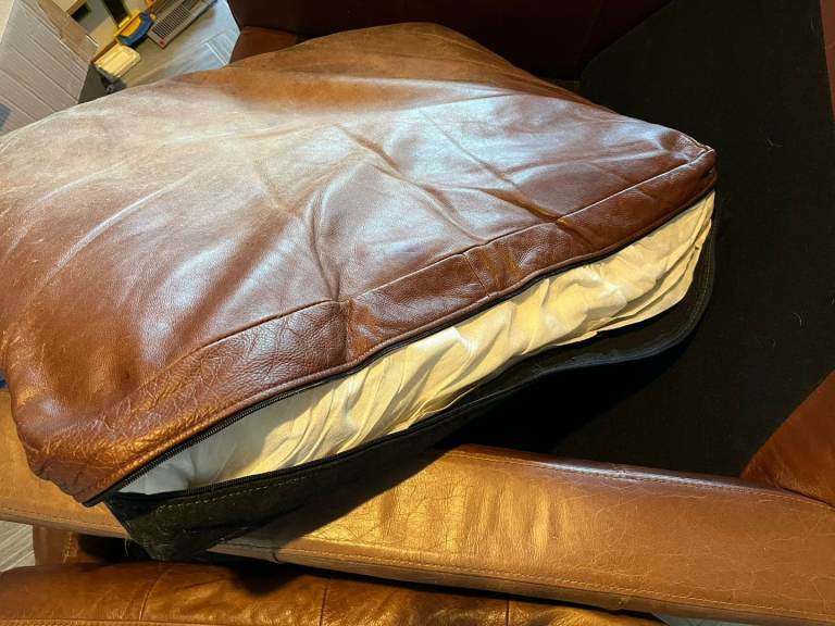 Single aniline leather armchair/love chair