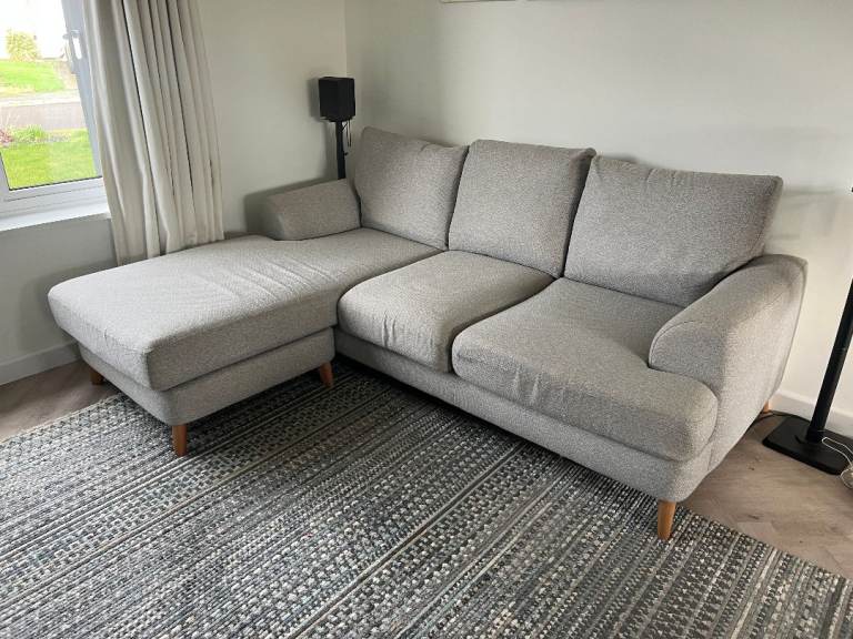 Sofa Next grey corner left-hand four seater