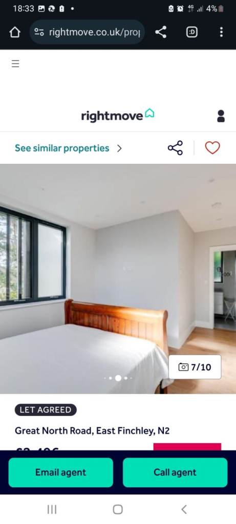 En-suite double room East Finchley £1200